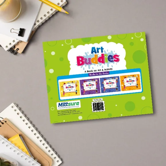 Class 2 Art Buddies | Drawing & Activity Book | Size 23×36 cm