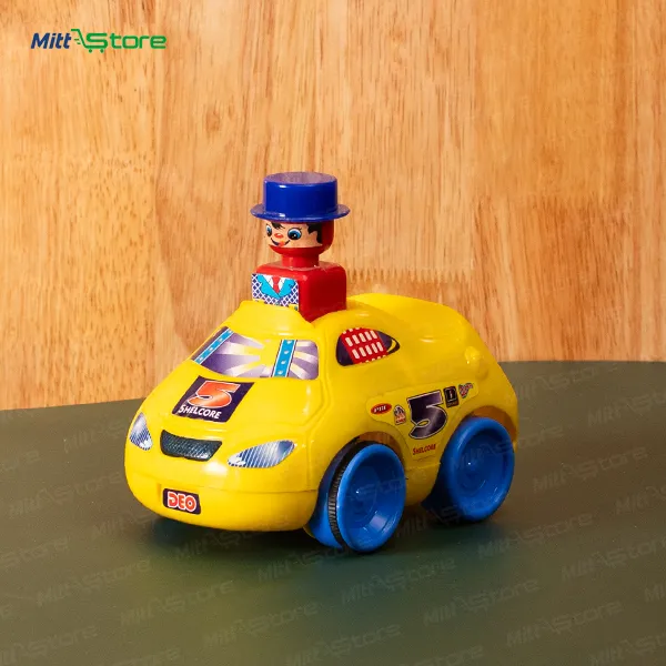 Push Along Car Toy for Toddlers | Colourful Rolling Vehicle