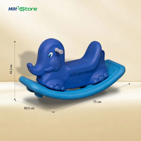 Rolling Elephant Ride-On Rocker for Toddlers | Fun Rocking Toy for 1–3 Years