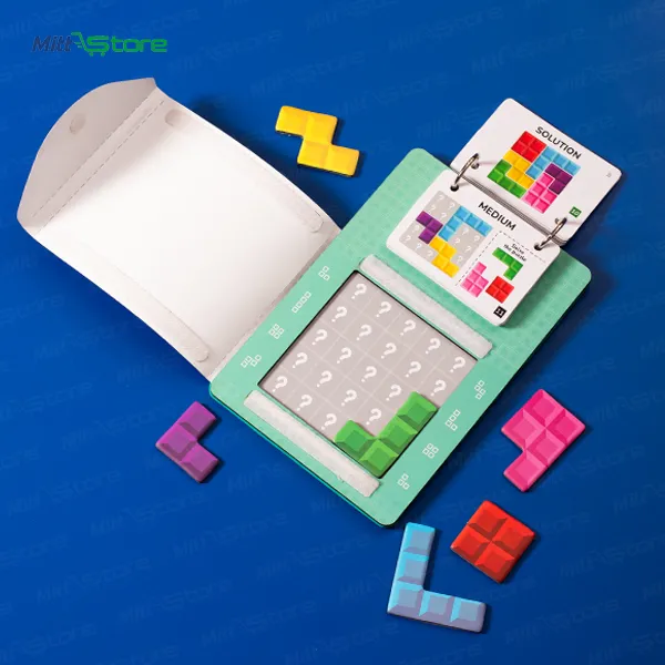 Tetrix Tricks Magnetic Puzzle Game | Educational Brain Teaser Toy for Kids 4-8 Years |