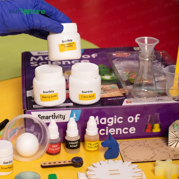Magic of Science DIY STEAM Kit | 50+ Magical Experiments with Powders, Liquids & Lab Tools Toy for Kids 4-8 Years