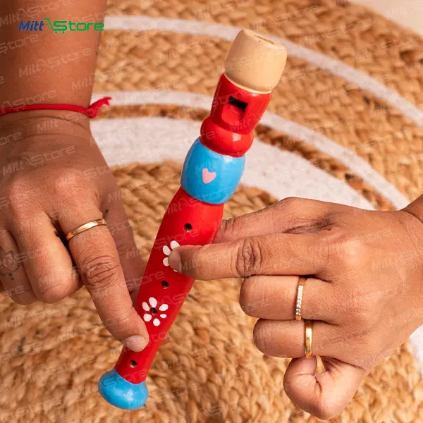 Wooden Flute for Kids | Beginner Musical Instrument Toy