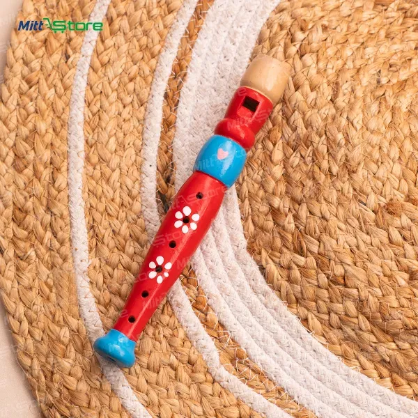 Wooden Flute for Kids | Beginner Musical Instrument Toy