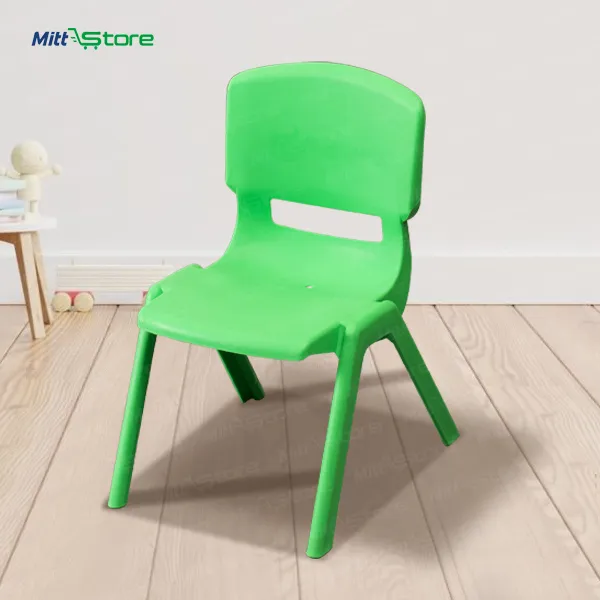 Green Sturdy Plastic Chair for Kids – Durable, Lightweight & Easy to Clean