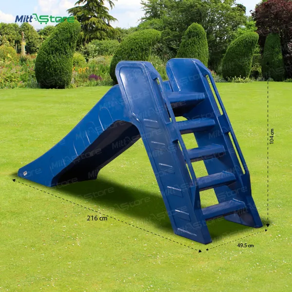 Blue  Extra-Large Thrilling Slide for Big Outdoor Fun For Toddlers