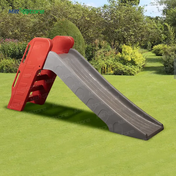 Massive Red & Grey Slide For Toddlers | Extra-Large, Thrilling Slide for Outdoor Fun