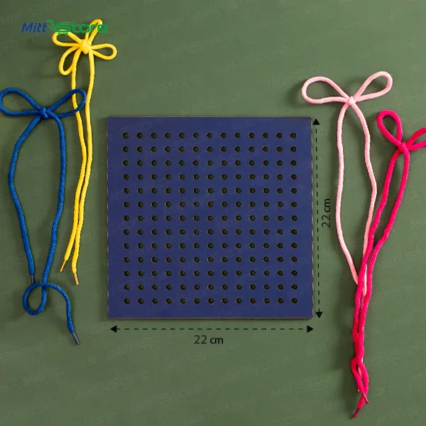 Lacing Board with Strings – Fun & Skill-Building Hands-On Activity