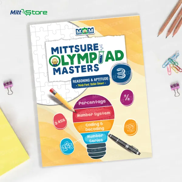 Olympiad Masters Reasoning & Aptitude Workbook for Class 3 – Logical Thinking & Competitive Exam Preparation
