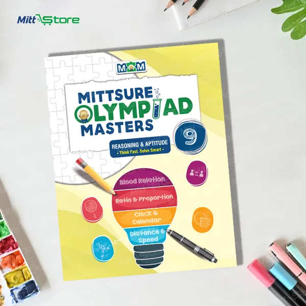 Olympiad Masters Reasoning & Aptitude Workbook for Class 9 – Logical Thinking & Competitive Exam Preparation