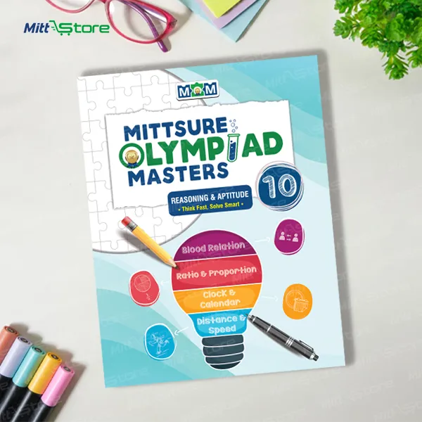 Olympiad Masters Reasoning & Aptitude Workbook for Class 10 – Logical Thinking & Competitive Exam Preparation