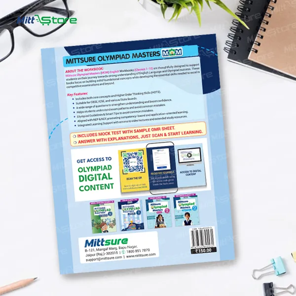 Olympiad English Workbook for Class 2 -  Concept Building & Exam Preparation Book