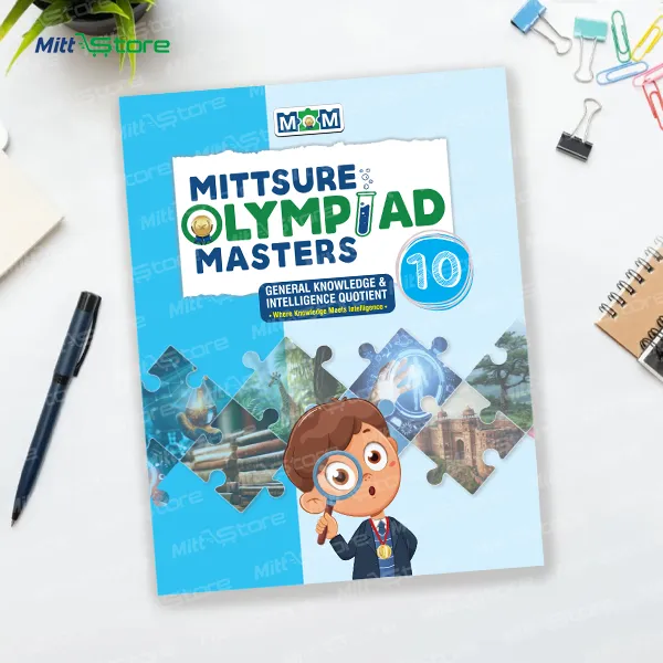 Olympiad Masters GK & IQ Workbook for Class 10 – General Knowledge, Reasoning & Life Skills