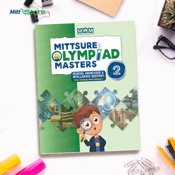 Olympiad Masters GK & IQ Workbook for Class 2 – General Knowledge, Reasoning & Life Skills