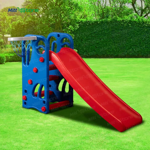 2-in-1 Slide & Basketball Hoop for kids | Indoor Outdoor Games