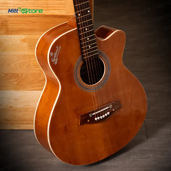 Walnut Wood Acoustic Guitar for Beginners – 6 String Learning Guitar for Kids & Beginners