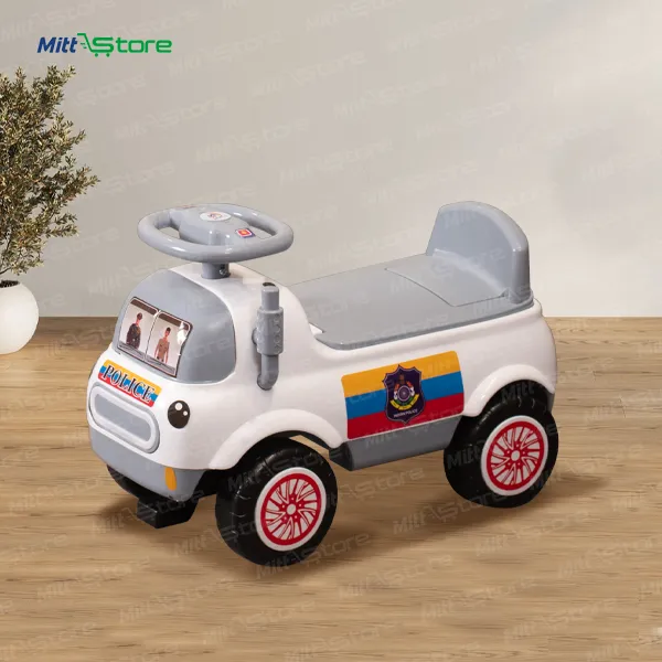 Grey Color City Patrol Cruiser | Toddler Foot-to-Floor Ride-On