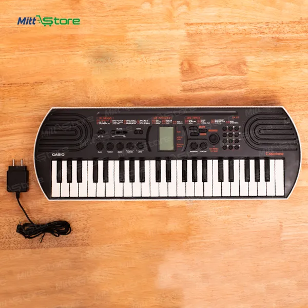 Electric Casitone Keyboard | Compact 44-Key  – Black Musical Instrument for Kids