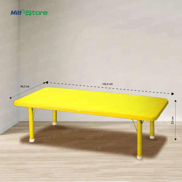 Huge Yellow Study Table for Kids | 3-6 years Boy, Girl/Kid Study Table for Spacious and Durable Kids Activity