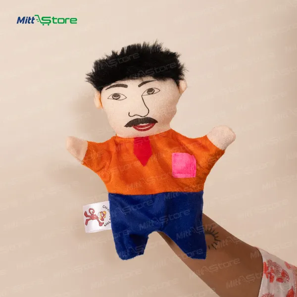 Hand Puppet Role-Play Character : Man | Stuffed Animal Hand Puppets Toys | Story Telling Puppet | Educatioal & Learning Toddlers for Childern