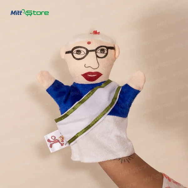 Hand Puppet Role-Play Character: Old Woman | Stuffed Animal Hand Puppets Toys | Story Telling Puppet | Educatioal & Learning Toddlers for Childern