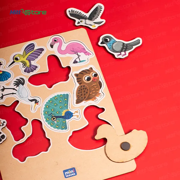 Interactive Bird Discovery Puzzle wit h Magnets