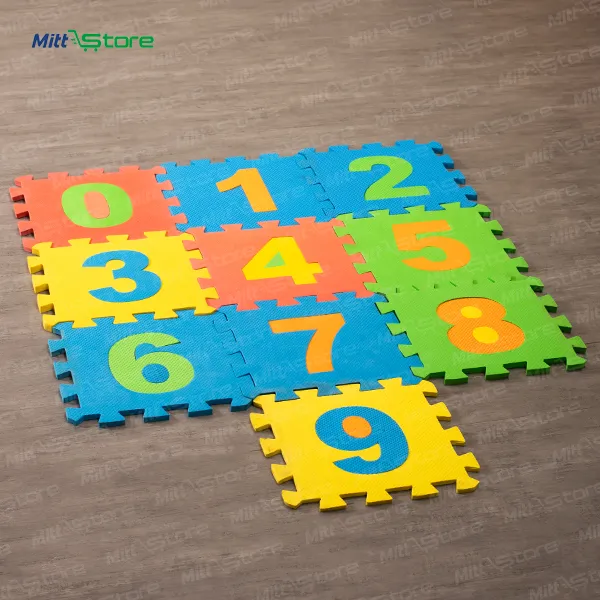 Number-Grid Play Mat – Interlocking Educational Foam Tiles