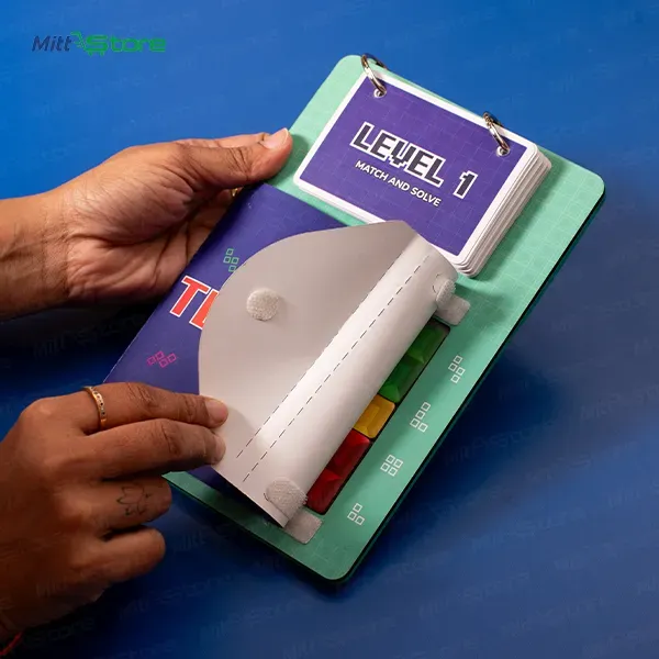 Tetrix Tricks Magnetic Puzzle Game | Educational Brain Teaser Toy for Kids 4-8 Years |