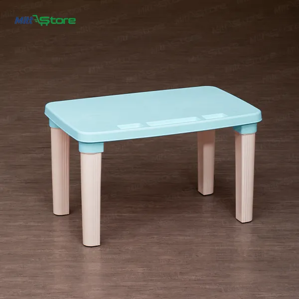 Blue Multi-Purpose Table for Kids with Adjustable Height & Stationery Holders | Suitable for 3 - 8 Years 