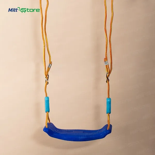 Multicolor Plastic Swing Seat for Kids | Indoor & Outdoor Hanging Swing for Girls / Boys | Age 3 to 8 Years | 
