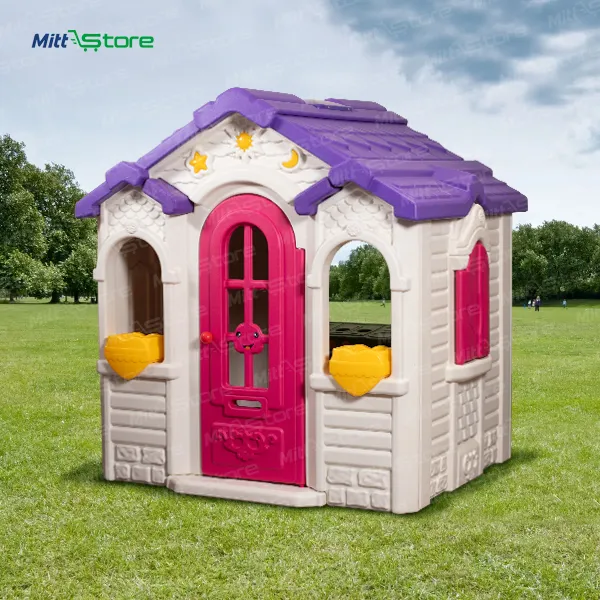 Plastic Multicolor Playhouse for Kids | Indoor Outdoor Game for  2-8 Year Girl & Boy