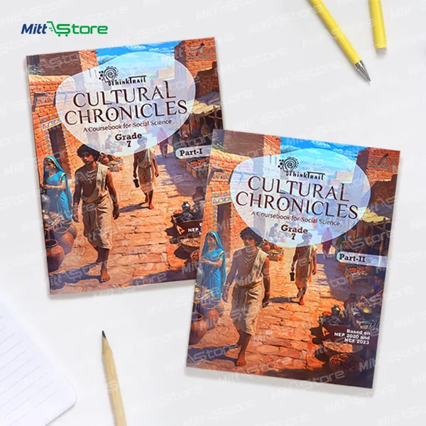 New Curriculum based ThinkTrail Cultural Chronicles Grade 7 Social Science Coursebook Combo (Part 1 & Part 2) | CBSE & ICSE Class 7 Social Science Book | 11-13 Years 