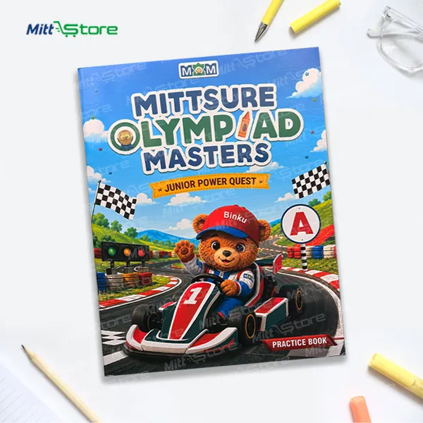 MOM Junior Power Quest Practice Olympiad Book for Nursery | Early Learning & Literacy Workbook | All Subjects - English, Math, GK,  Art | Olympiad Exam Book for 2026-27 