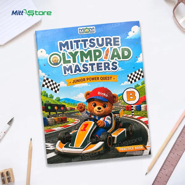 MOM Junior Power Quest Practice Olympiad Book for LKG | Early Learning & Literacy Workbook | All Subjects - English, Math, GK,  Art | Olympiad Exam Book for 2026-27 
