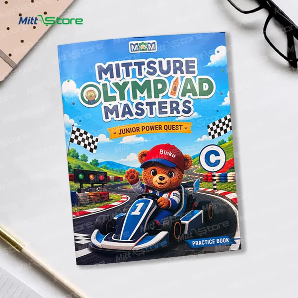 MOM Junior Power Quest Practice Book for UKG | Early Learning & Literacy Workbook | All Subjects - English, Math, GK,  Art | Olympiad Exam Book for 2026-27 