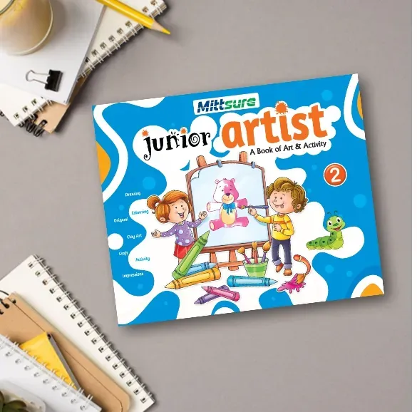 Class 2 Junior Artist | English Medium | Drawing & Coloring Activity Book