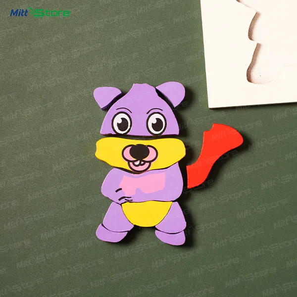 Multicolor Wooden Little Rabbit Puzzle for Kids | Bright Woodland Discovery & Shape Learning Toy | Wooden Puzzles & Educational Toys | 2-5 Years Old Boys & Girls