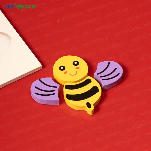 Multicolor Wooden Honey Bee Puzzle for Kids | Early Nature Discovery & Shape Learning Toy | Wooden Puzzles & Educational Toys | 2-5 Years Old Boys & Girls