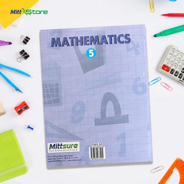 EMagix Mathematics Book for Class 5 | Learn Fractions, Geometry, Patterns and More | 10-11 Years