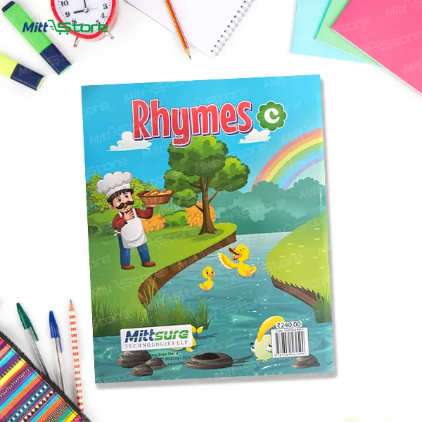 EMagix Rhymes Book for Kids | 26 Fun Rhymes & 4 Activity Worksheets |  Preschool Book for 5 - 6 years