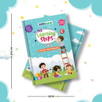 My Learning Steps Activity Worksheet for UKG Kids