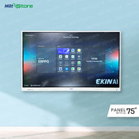 75-Inch AI-Integrated Interactive Flat Panel – 4K UHD, Dual Pen Support, NEP-Ready