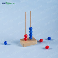 Abacus 2 rods for counting and calculation