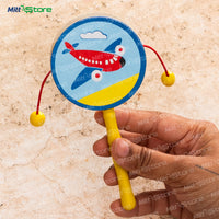 Airplane Drum Rattle – Fly High with Sound & Play!