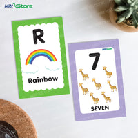 Alphabet & Numbers Flashcards – 36 Early Learning Cards for Kids