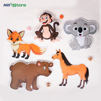 Pack of 15 Animal Cut-outs – Storytelling & Learning Fun for Kids!