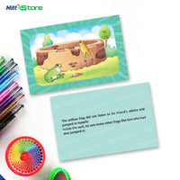 Story Cards – 3 English & 2 Hindi Tales for Early Readers (25 Double-Sided Print)