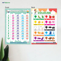 Numbers & Colors Chart – A Fun & Interactive Learning Tool for Kids!