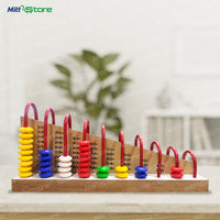 Kids Learning Abacus – Colorful Wooden Math Toy for Counting, Addition & Subtraction