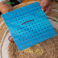 Lacing Board with Strings – Fun & Skill-Building Hands-On Activity