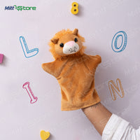 Plush Animal Hand Puppets – Fun & Educational Storytelling Toy for Kids : Lion